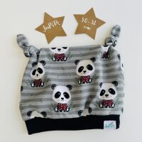 Knotenmütze Pandas