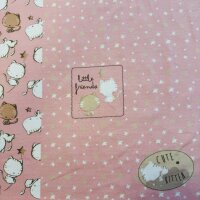 Kitty Jersey Panel rosa
