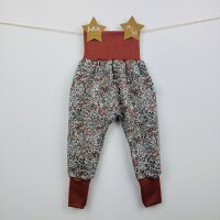 Pumphose lang Vintageblümchen
