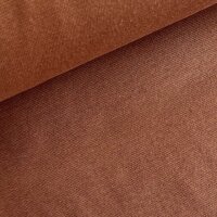 Feinstrickbündchen uni mittelbraun