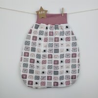 Strampelsack Babyfanten altrosa