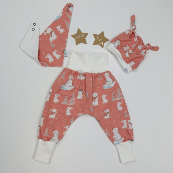 Baby-Set Eisbär, Pinguine und Hasen