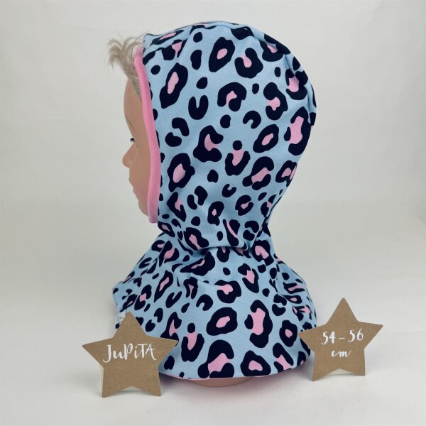 Schlupfmütze Leo hellblau