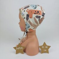 Bindemütze Retro Tierköpfe