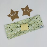 Stirnband Herzilein hellgrün