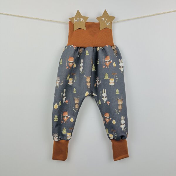 Pumphose lang Waldtiere