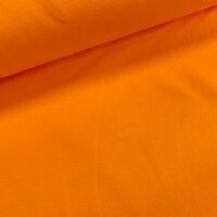 Baumwolljersey uni orange