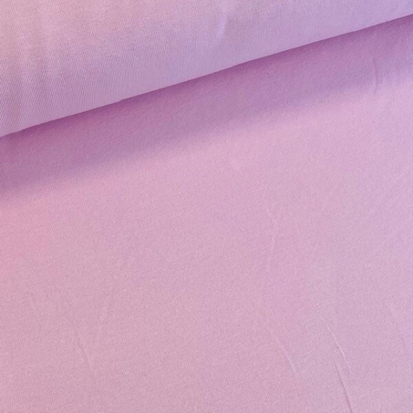 French Terry angeraut uni babyrosa