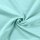 French Terry uni türkis