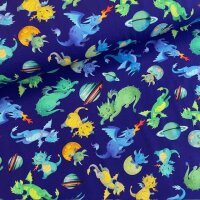 Drachen Jersey royalblau