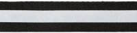 Reflektorband 25mm schwarz zum Aufnähen
