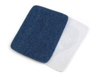 Jeansflicken zum Aufbügeln 5,3cm x 7,9cm jeansblau...