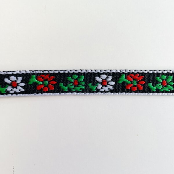 Blumen Webband 10mm