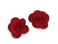 Textilblume Ø 30mm rot