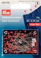 Prym Glaskopfstecknadeln SUPER FINE 35mm  x 0,4mm