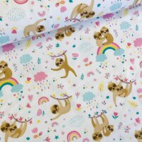 Faultiere Jersey weiß