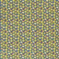 Emoji Baumwolle jeansblau