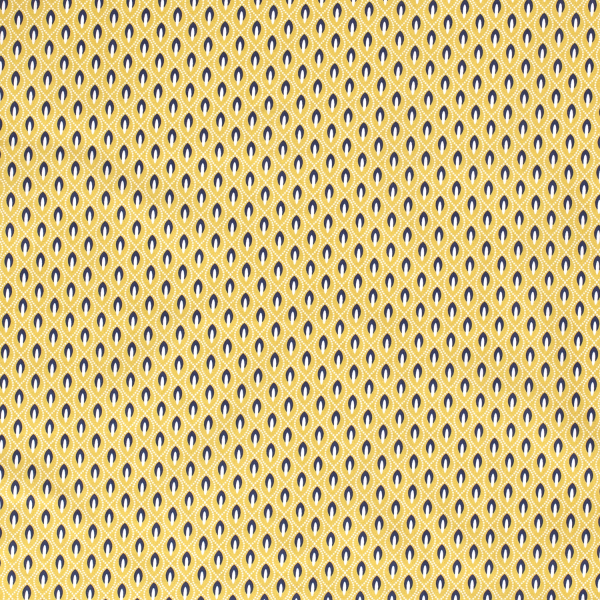 Muster Baumwolle gelb