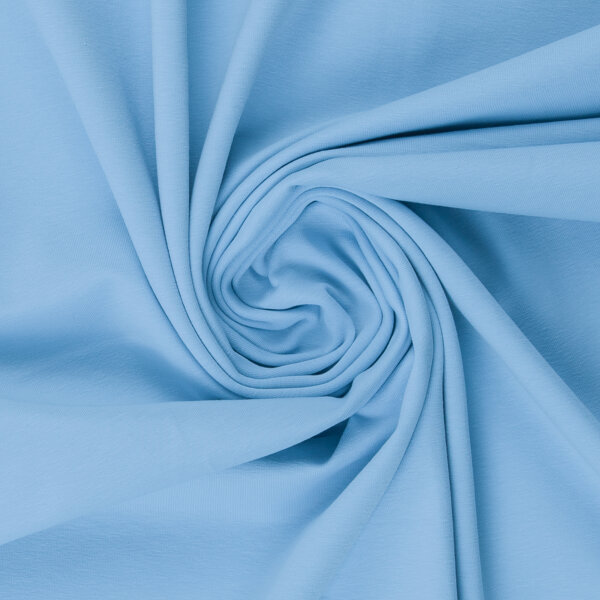 Baumwolljersey 000154 uni, hellblau