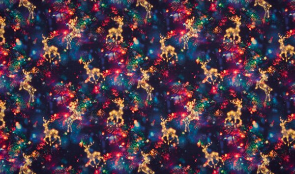 Sparkling reindeer Jersey dunkelblau