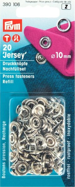 Prym Jerseydruckknöpfe NF  Ø 10mm