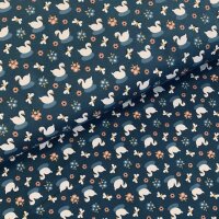 Schwan Jersey blau