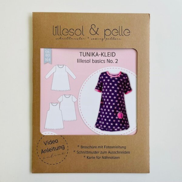 Papierschnittmuster lillesol basics No. 2 Tunika-Kleid