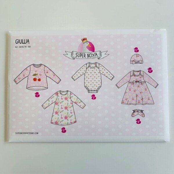 Papierschnittmuster Supernova Giullia Baby-Set