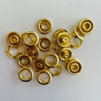 Jersey Druckknöpfe 11 mm gold