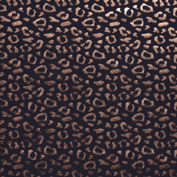 Leo Folien Jersey dunkelblau