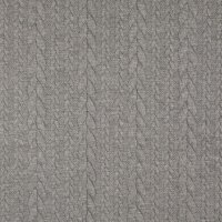 Zopf-Jacquard grau