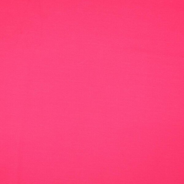 Baumwolljersey uni pink