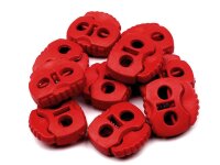 Duo-Kordelstopper 20x20mm rot