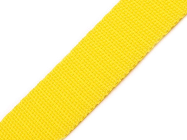 Gurtband 30mm gelb