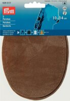 Prym Patches Velourslederimitat braun 10x14cm