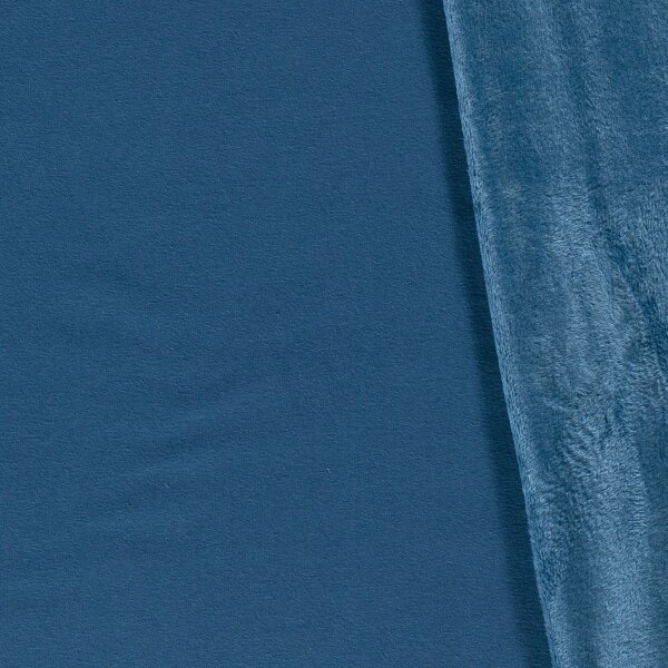 Alpenfleece uni petrol