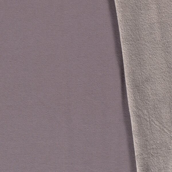 Alpenfleece uni grau