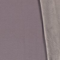 Alpenfleece uni grau